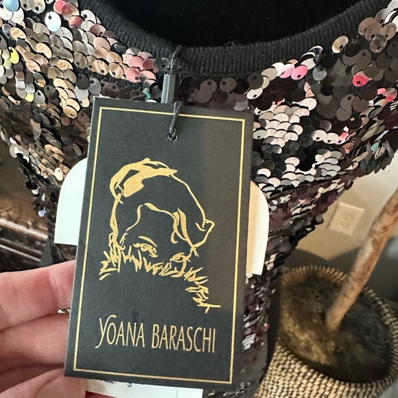 NWT Yoana Baraschi Sequins Bodycon Dress - Picture 7 of 8